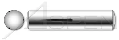 M5 X 60mm DIN 1474 / ISO 8741, Metric, Grooved Pins, Half Length Reverse Tapered Groove, Stainless Steel Deal