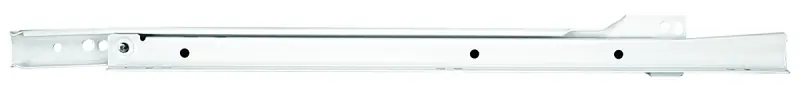 Popular Knape & Vogt 1805H WH 500 Drawer Slide, 75 lb, 500 mm L Rail, 12.5 mm W Rail
