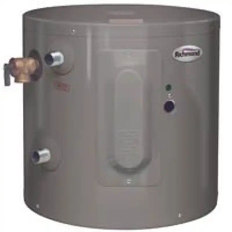 Authentic Richmond Essential Series 6EP15-1 Electric Water Heater, 120 V, 2000 W, 15 gal Tank, Wall Mounting